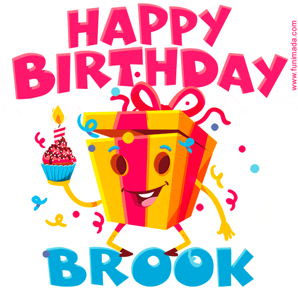 Funny Happy Birthday Brook GIF