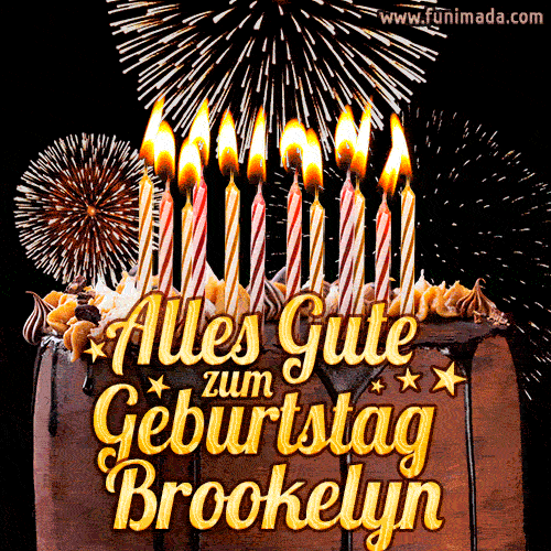 Alles Gute zum Geburtstag Brookelyn (GIF)