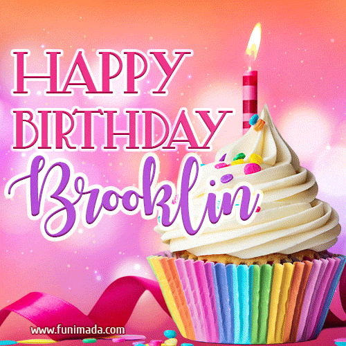 Happy Birthday Brooklin - Lovely Animated GIF