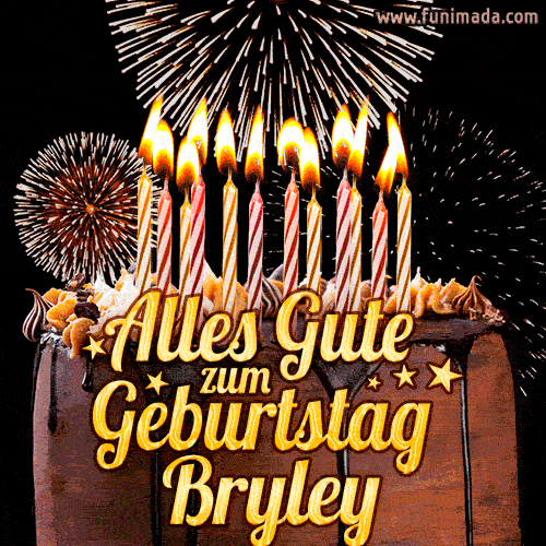 Alles Gute zum Geburtstag Bryley (GIF)