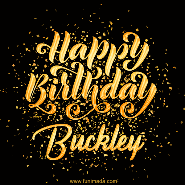 Happy Birthday Card for Buckley - Download GIF and Send for Free