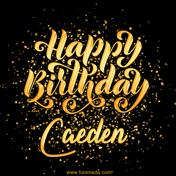 Happy Birthday Card for Caeden - Download GIF and Send for Free