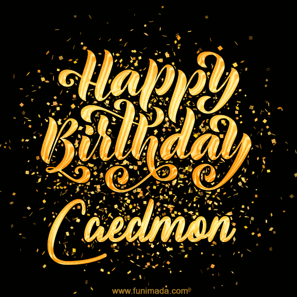 Happy Birthday Card for Caedmon - Download GIF and Send for Free