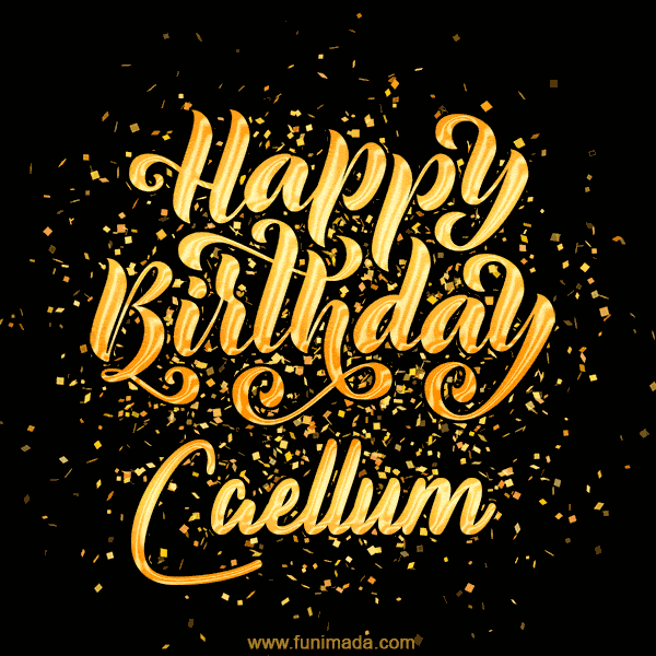 Happy Birthday Card for Caellum - Download GIF and Send for Free