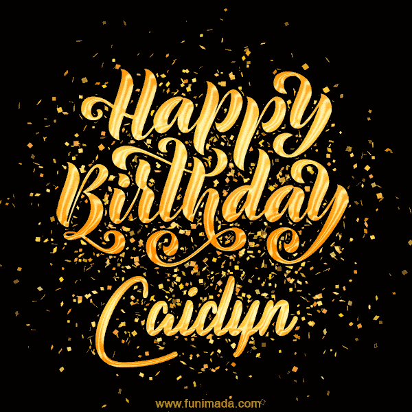 Happy Birthday Card for Caidyn - Download GIF and Send for Free