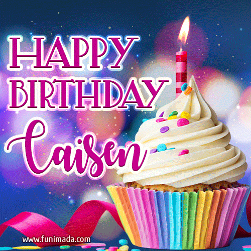 Happy Birthday Caisen - Lovely Animated GIF