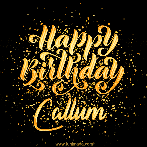 Happy Birthday Card for Callum - Download GIF and Send for Free