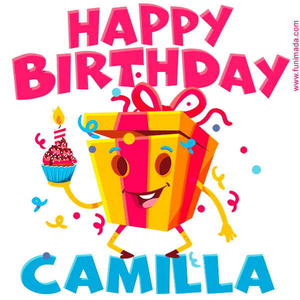 Funny Happy Birthday Camilla GIF