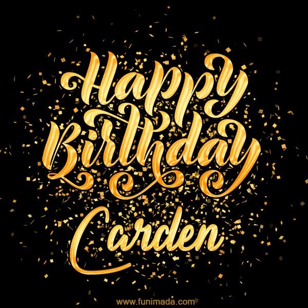 Happy Birthday Card for Carden - Download GIF and Send for Free