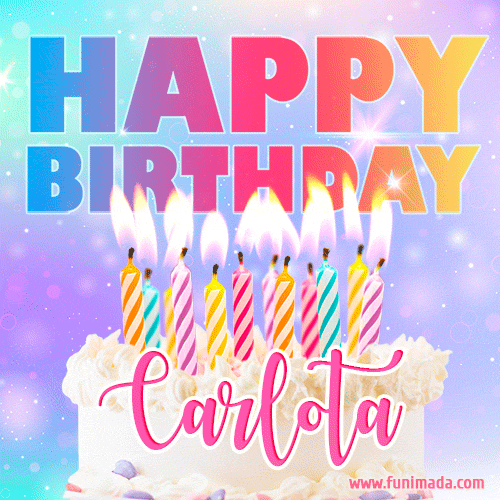 Funny Happy Birthday Carlota GIF