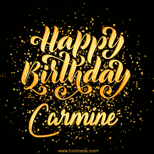 Happy Birthday Card for Carmine - Download GIF and Send for Free