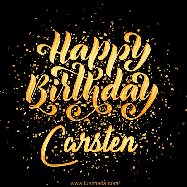 Happy Birthday Card for Carsten - Download GIF and Send for Free