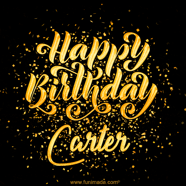 Happy Birthday Card for Carter - Download GIF and Send for Free