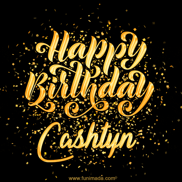 Happy Birthday Card for Cashtyn - Download GIF and Send for Free