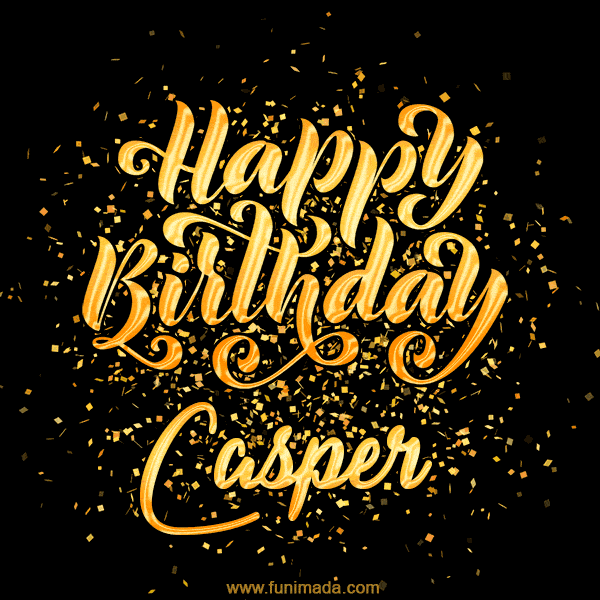 Happy Birthday Card for Casper - Download GIF and Send for Free