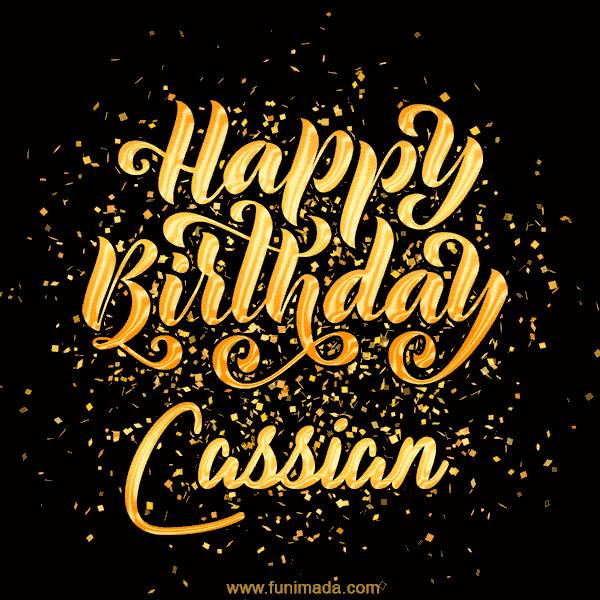Happy Birthday Card for Cassian - Download GIF and Send for Free