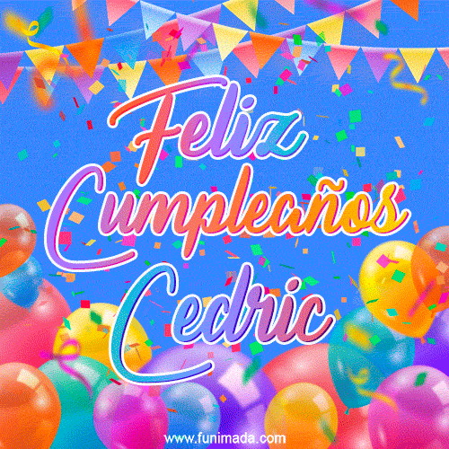 Feliz Cumpleaños Cedric (GIF)