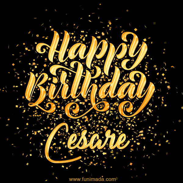 Happy Birthday Card for Cesare - Download GIF and Send for Free