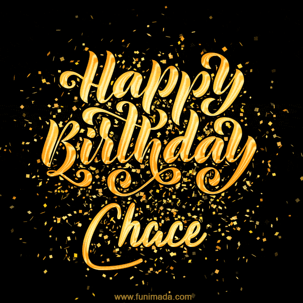 Happy Birthday Card for Chace - Download GIF and Send for Free
