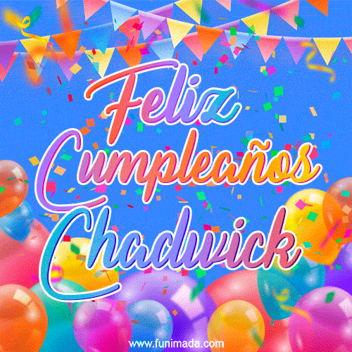 Feliz Cumpleaños Chadwick (GIF)