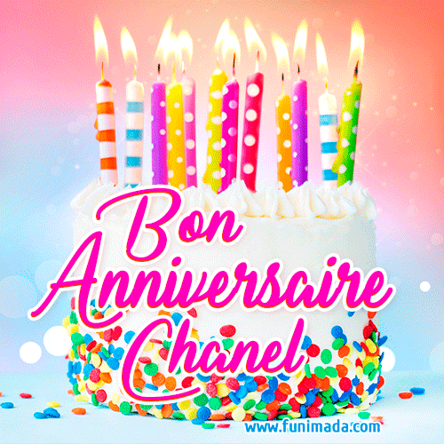 Joyeux anniversaire, Chanel! - GIF Animé