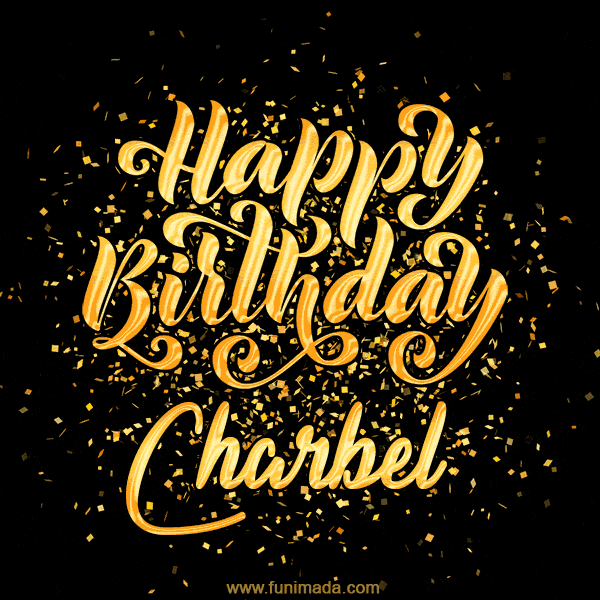 Happy Birthday Card for Charbel - Download GIF and Send for Free