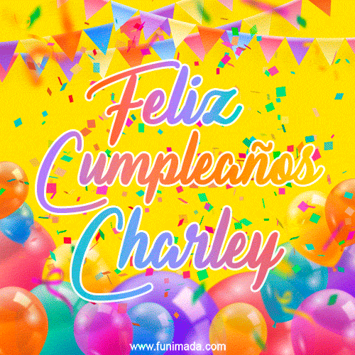 Feliz Cumpleaños Charley (GIF)