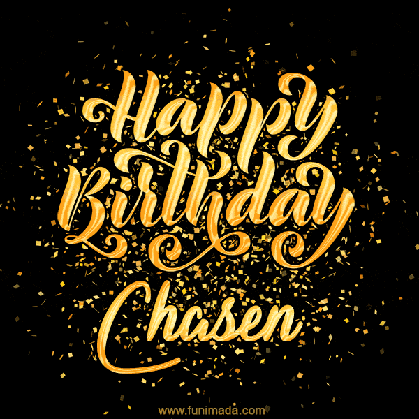 Happy Birthday Card for Chasen - Download GIF and Send for Free