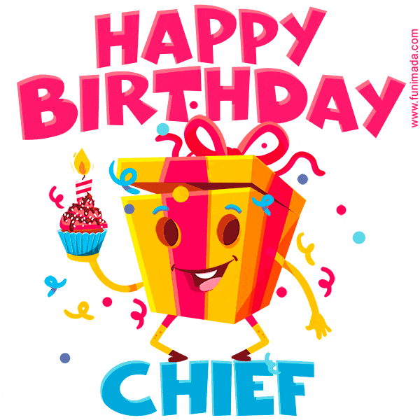 Funny Happy Birthday Chief GIF