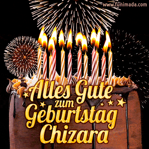 Alles Gute zum Geburtstag Chizara (GIF)