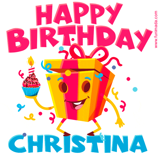 Funny Happy Birthday Christina GIF