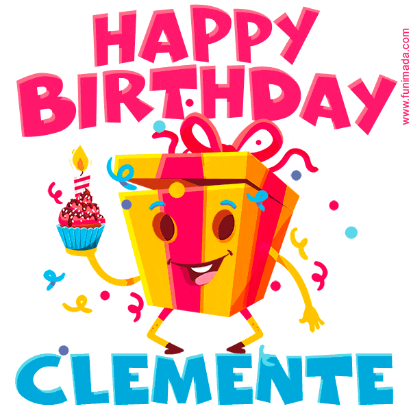 Funny Happy Birthday Clemente GIF