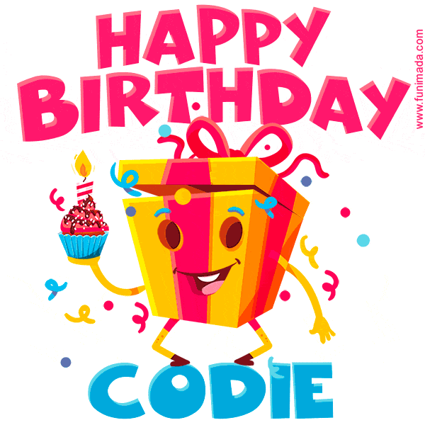 Funny Happy Birthday Codie GIF