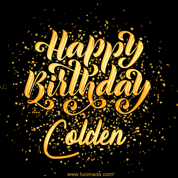 Happy Birthday Card for Colden - Download GIF and Send for Free