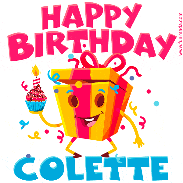 Funny Happy Birthday Colette GIF