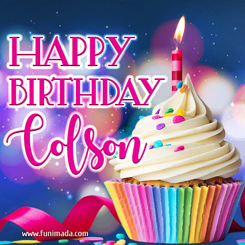 Happy Birthday Colson - Lovely Animated GIF
