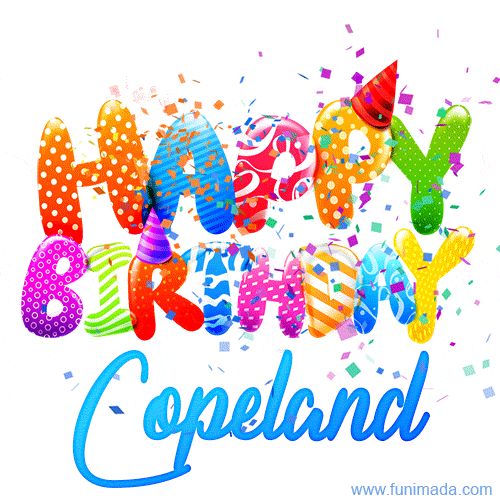 Happy Birthday Copeland - Creative Personalized GIF With Name