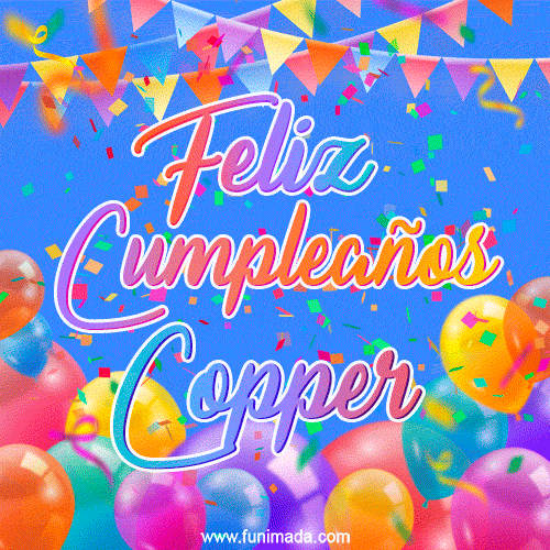 Feliz Cumpleaños Copper (GIF)