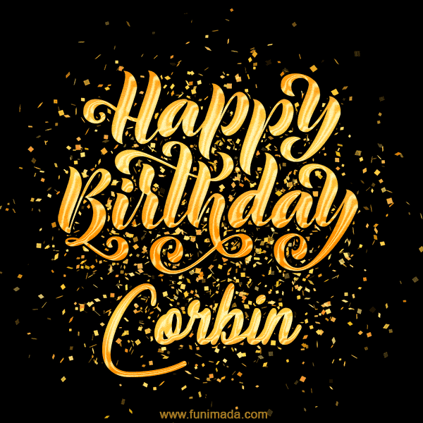 Happy Birthday Card for Corbin - Download GIF and Send for Free
