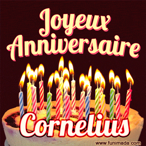 Joyeux anniversaire Cornelius GIF