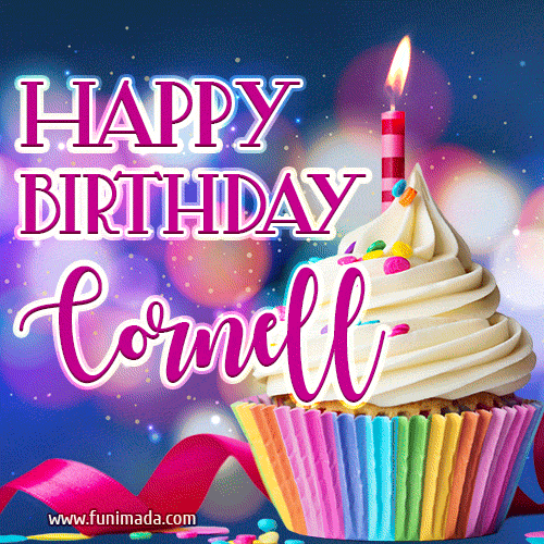 Happy Birthday Cornell - Lovely Animated GIF