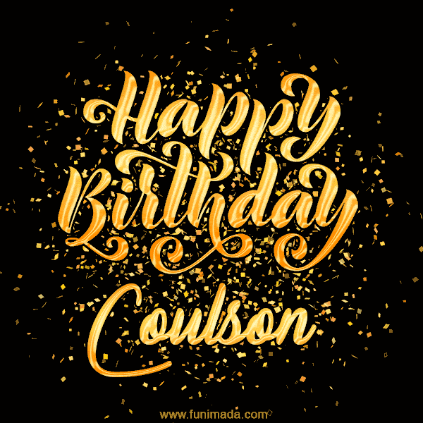 Happy Birthday Card for Coulson - Download GIF and Send for Free