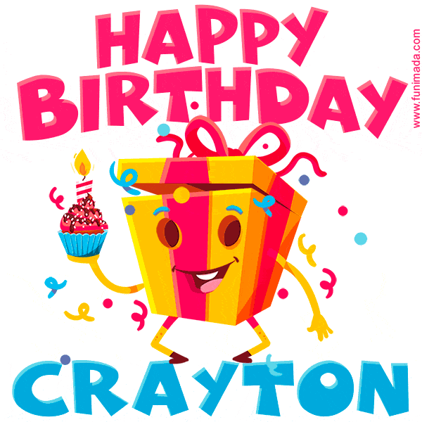 Funny Happy Birthday Crayton GIF