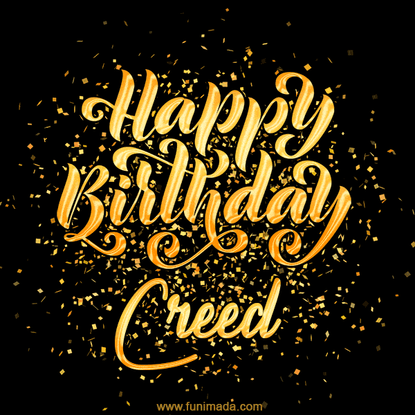 Happy Birthday Card for Creed - Download GIF and Send for Free