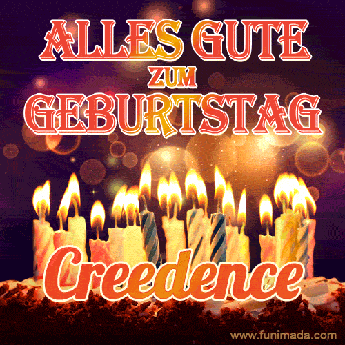 Alles Gute zum Geburtstag Creedence (GIF)