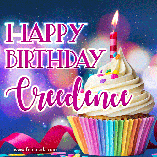 Happy Birthday Creedence - Lovely Animated GIF
