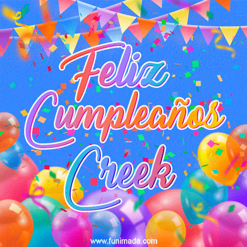 Feliz Cumpleaños Creek (GIF)