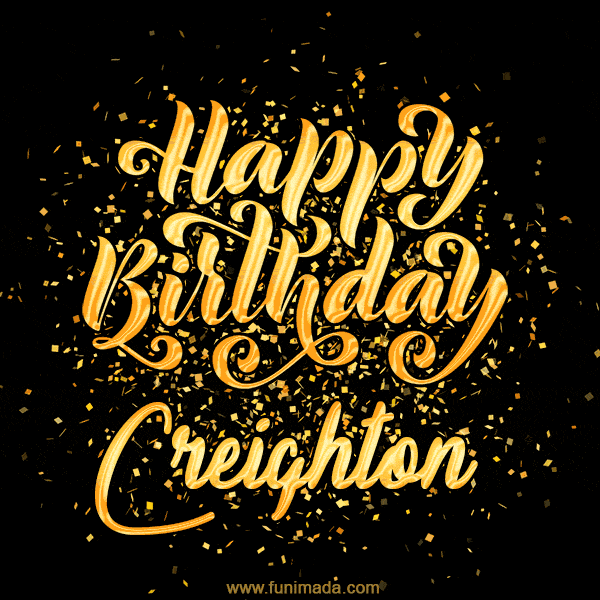 Happy Birthday Card for Creighton - Download GIF and Send for Free