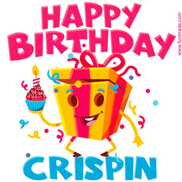Funny Happy Birthday Crispin GIF