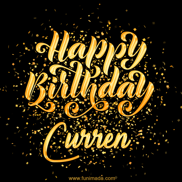 Happy Birthday Card for Curren - Download GIF and Send for Free